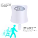 Motion Sensor LED Toilet Night Light 16 Colors Dusk to Dawn Auto On / Off Bathroom Lamp