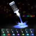 Portable Energy Saving Decoration White Bottom Colorful Light Wine Bottle Lamp For Bar