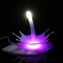 Portable Energy Saving Decoration White Bottom Colorful Light Wine Bottle Lamp For Bar