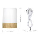 Portable USB Night Light with Remote 13 Colors & 3 Lighting Modes Timer Function Dimmable Touching Control Bedside Table Desk Lamp for Bedroom Living Room