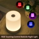 Portable USB Night Light with Remote 13 Colors & 3 Lighting Modes Timer Function Dimmable Touching Control Bedside Table Desk Lamp for Bedroom Living Room