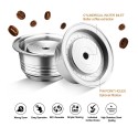 Stainless Steel Coffee Capsules Vertuoline Pod Filters Cup 230ml Brewing Volume Reusable Refillable Coffee Capsule Coffer Set for Nespresso Vertuoline GCA1 Delonghi ENV135 2019 New Arrival