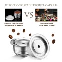 Stainless Steel Coffee Capsules Vertuoline Pod Filters Cup 230ml Brewing Volume Reusable Refillable Coffee Capsule Coffer Set for Nespresso Vertuoline GCA1 Delonghi ENV135 2019 New Arrival