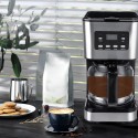 Coffee Maker 12 Cups Drip Coffee Maker Brewing Tea Machine with Glass Carafe, for Home and Office