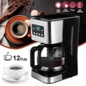 Coffee Maker 12 Cups Drip Coffee Maker Brewing Tea Machine with Glass Carafe, for Home and Office