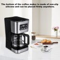 Coffee Maker 12 Cups Drip Coffee Maker Brewing Tea Machine with Glass Carafe, for Home and Office