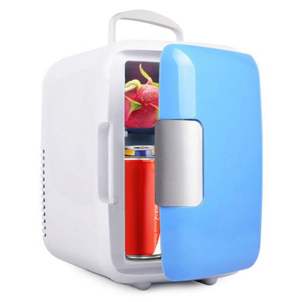 Car Refrigerator 4L Mini Household for Cosmetic Mask Skin Care Products Cold and Warm Dual Use Can Heating Food Preservation