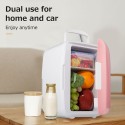 Car Refrigerator 4L Mini Household for Cosmetic Mask Skin Care Products Cold and Warm Dual Use Can Heating Food Preservation