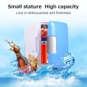 Car Refrigerator 4L Mini Household for Cosmetic Mask Skin Care Products Cold and Warm Dual Use Can Heating Food Preservation