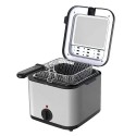 2.5L Electric Fryer Household Small 1000W High Power Multiple Function Stainless Steel Fryer Kebab French Fries Machine