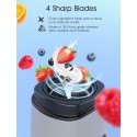 Juicer Blender Portable Mini 400W High Power 600ml Juice Cup Mixer Make Milkshakes and Smoothies