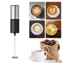 Electric Milk Frother Coffee Foam Maker Handheld Mini Blender Mixer Automatic Stainless Steel Whisk for Cappuccino Protein Powder Matcha Hot Chocolate