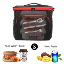 Insulated Lunch Bag Tote Box Picnic Tote with Adjustable Shoulder S-trap Leakproof & Fashionable Cooler Tote Bag for Adult & Kids