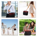 Insulated Lunch Bag Tote Box Picnic Tote with Adjustable Shoulder S-trap Leakproof & Fashionable Cooler Tote Bag for Adult & Kids