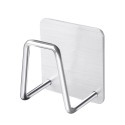 Sponge Holder for Kitchen Sink Adhensive Sink Caddy for Kitchen Accessories Rust Proof Water Proof 304 Stainless Steel