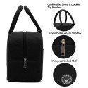 Thermal Insulated Lunch Bag Portable Thermal Insulation Bag Reusable Bento Lunch Box Organizer Leakproof Meal Prep Lunch Tote Bag Cooler Bag with Zipper Closure for Women Men Work School Picnic Hiking Beach