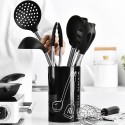 Kitchen Utensils Set 8Pcs Silicone Non-stick Barreled Cooking Utensils Stainless Steel Handle Silica Gel Utensil Kitchenware Set