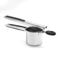 Potato Ricer Hand Press Lemon Orange Watermelon Potato Squeezer Stainless Steel Fruit Vegetables Manual Extractor Crusher Easy Cleaning Household Kitchen Cooking Tools