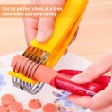 Banana Slicer Stainless Steel Fruit Salad Cutter Kitchen Tools for Cucumber Sausage Banana