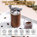 Manual Coffee Grinder Hand Coffee Mill with Ceramic Core Coffee Bean Grinder Coffee Bean Mill for Home and Outdoors