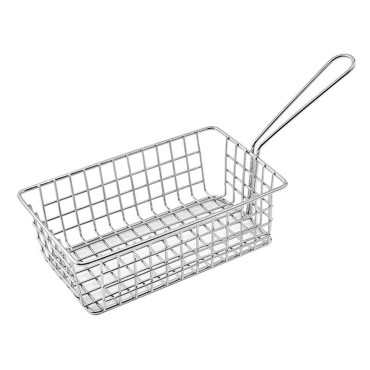 Mini French Fries Basket Chips French Fry Basket Holder Fried Food Table Serving Mini French Fry Chips Baskets Net for Chips French Fry Chicken Nuggets