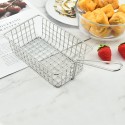 Mini French Fries Basket Chips French Fry Basket Holder Fried Food Table Serving Mini French Fry Chips Baskets Net for Chips French Fry Chicken Nuggets