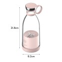 Portable Mini Fast Blender 350ml Juicer Cup with Wireless Charging 4 Blades for Smoothie Milkshake Juice Baby Food