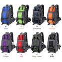 50L Hiking Backpack Waterproof Outdoor Sport Travel Daypack Bag with Shoe Compartment for Climbing Camping Mountaineering