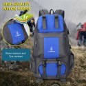 50L Hiking Backpack Waterproof Outdoor Sport Travel Daypack Bag with Shoe Compartment for Climbing Camping Mountaineering