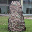 Portable Privacy Shower Toilet Tent Camping Pop Up Tent Camouflage Changing Tent