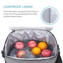 15L Cooler Bag Portable Insulated Cooler Bag for Travel Hiking Beach Picnic BBQ Party