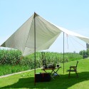 Foldable Tent Support Pole Mult Sections Aluminum Alloy Camping Tent Poles for Canopy Porch Awning Sun Shade Support