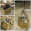 Foldable Camping Bag Portable Travel Storage Bag Carry On Luggage Bag Cookware Carry Bag for Ice fishing Hiking Backpacking