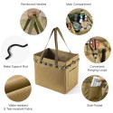 Foldable Camping Bag Portable Travel Storage Bag Carry On Luggage Bag Cookware Carry Bag for Ice fishing Hiking Backpacking