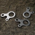 3 Holes Stainless Steel Outdoor Equipment Fast Knot Tool