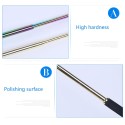 Retractable Telescopic Stick Portable Personal Defense Tool Baton Handheld Three-section Expansion Rod for Outdoor Survival Camping