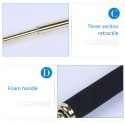 Retractable Telescopic Stick Portable Personal Defense Tool Baton Handheld Three-section Expansion Rod for Outdoor Survival Camping