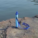 Outdoor Water Filter Straw Water Filtration System Water Purifier for Emergency Preparedness Camping Traveling Backpacking