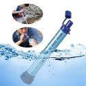 Outdoor Water Filter Straw Water Purifier Filtration System Bottom Thread Ultrafiltration Film Design for Emergency Camping Traveling Backpacking Hiking Cycling Fishing Portable