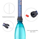 Outdoor Water Filter Straw Water Purifier Filtration System Bottom Thread Ultrafiltration Film Design for Emergency Camping Traveling Backpacking Hiking Cycling Fishing Portable