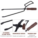 Stainless Steel Grabber BBQ Clamp for BBQ Picnic Backpacking Camping Hiking Picnic