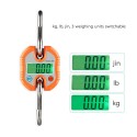 Mini Portable Electronic Crane Scale Digital Luggage Hanging Scale Fish Scale with Zero Tracking and Tare Function 150kg   Double-range Scale Digital Hanging Scale