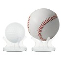 2pcs Golf Ball Display Stand Acrylic Baseball Holder Mount Sport Ball Supports Bracket Tennis Ball Stand Small Ball Holder