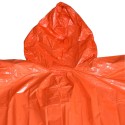 Outdoor Emergency Waterproof Rain Poncho Weather Resistant Raincoat Thermal Blanket Survival Gear Ultralight for Camping Hiking Outdoor Adventure Activities