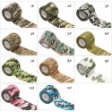 Waterproof Roll Camo Stealth Tape Outdoor Hunting Tape Camouflage Self-adhesive Non-woven Fabric Bandage Tapes Cloths