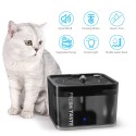 2.5L Automatic Pet Water Fountain Silent Drinking Electric Water Dispenser Feeder Bowl with LED Light for Cats Dogs Multiple Pets