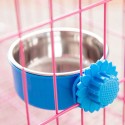 Fixed Pet Food Bowl Dog Water Bowl Stainless Steel Removable Food Water Bowl Hanging Cage Cup for Dogs Cats Birds Small Animals