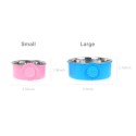 Fixed Pet Food Bowl Dog Water Bowl Stainless Steel Removable Food Water Bowl Hanging Cage Cup for Dogs Cats Birds Small Animals