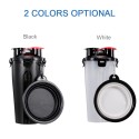 Dog Water Bottle for Walking 2 in 1 Travel Water Bottle with Collapsible Bowl Portable Water Dispenser Food Container for Hiking Parking Outdoor