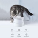 1.8L Cat Water Fountain with Night Night Auto Power Off Pet Fountain Drinking Pet Slow Water Feeders Foldable Pet Water Dispenser Bowl with Activated Carbon Filter for Pet Cat Dog